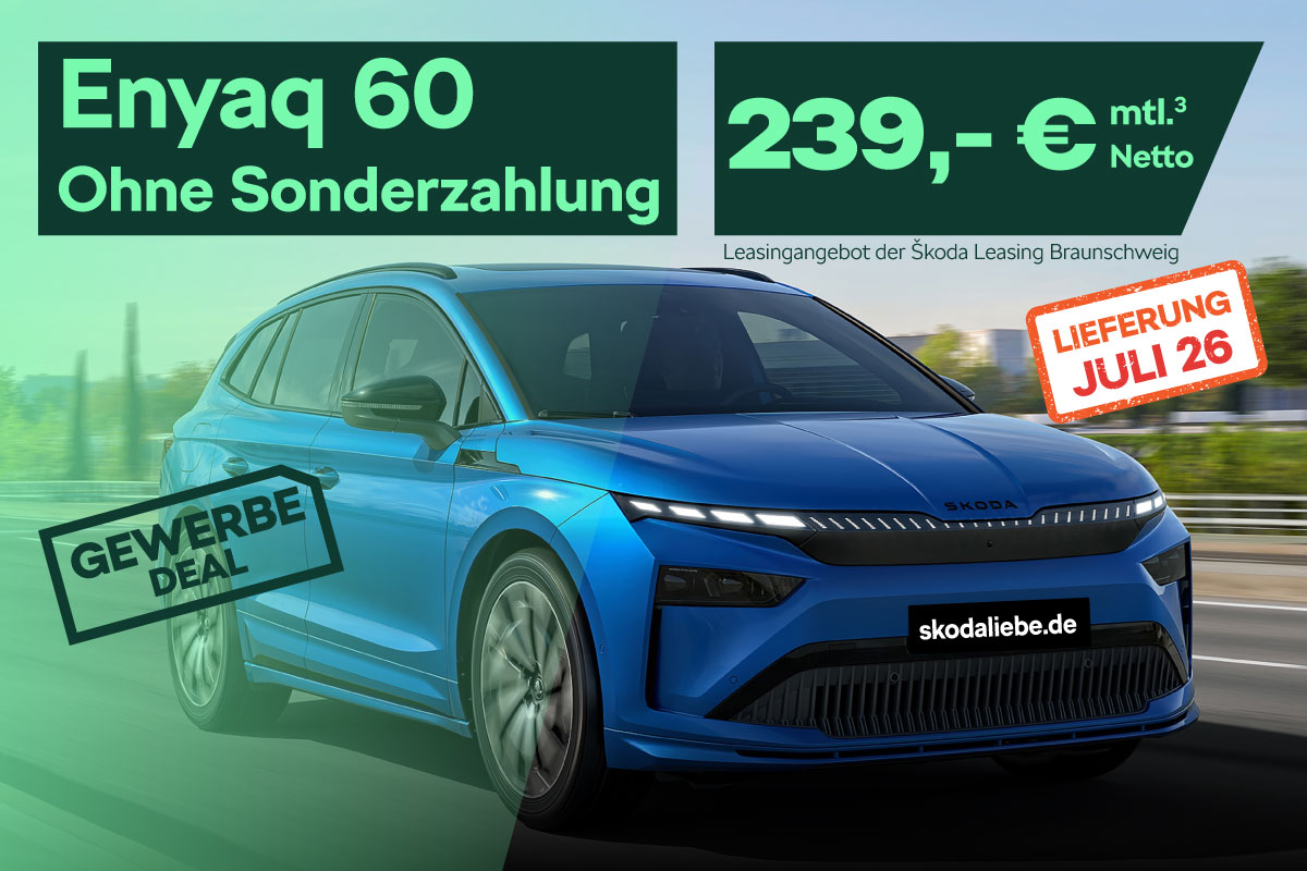 Škoda Enyaq 60 Essence - 100% Elektrisch