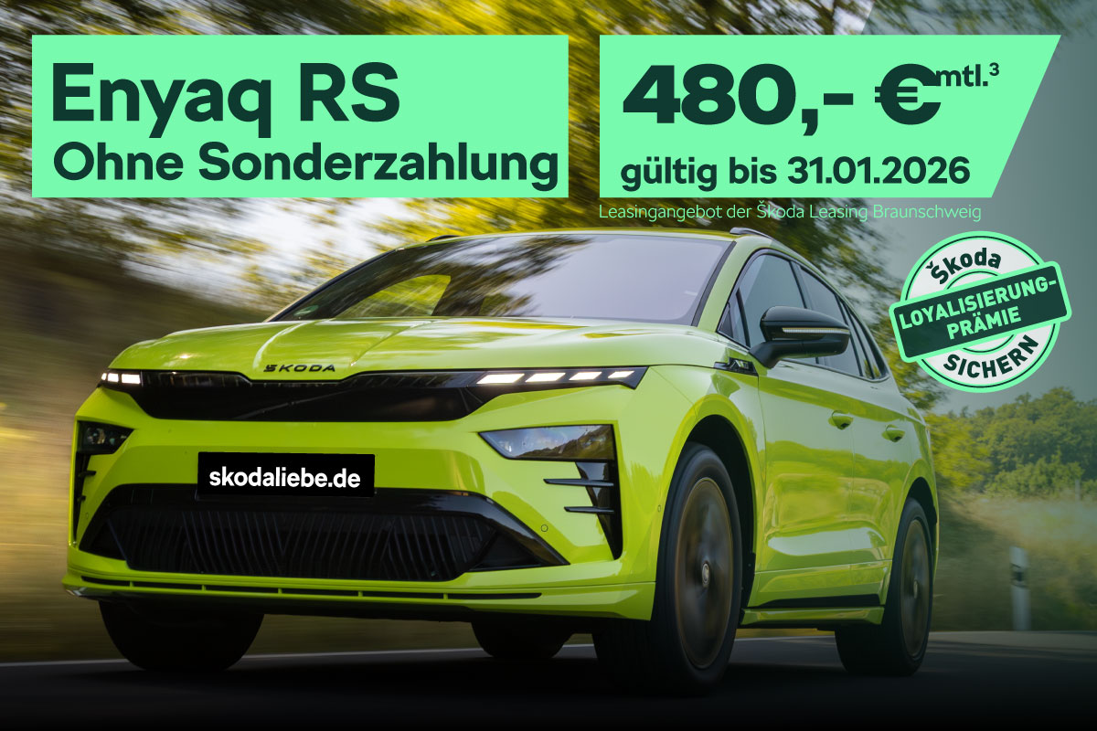 Škoda Enyaq RS - Ohne Sonderzahlung