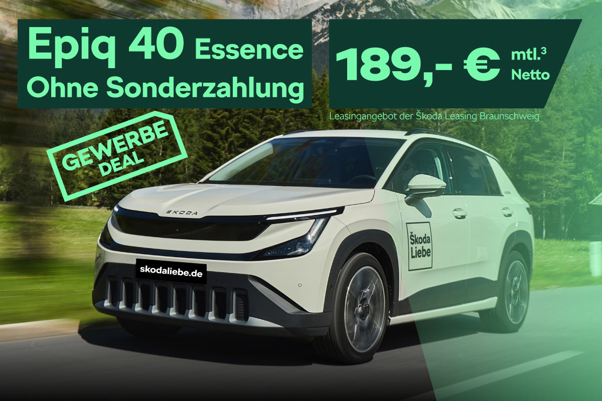 Škoda Epiq 40 Essence – 100 % elektrisch