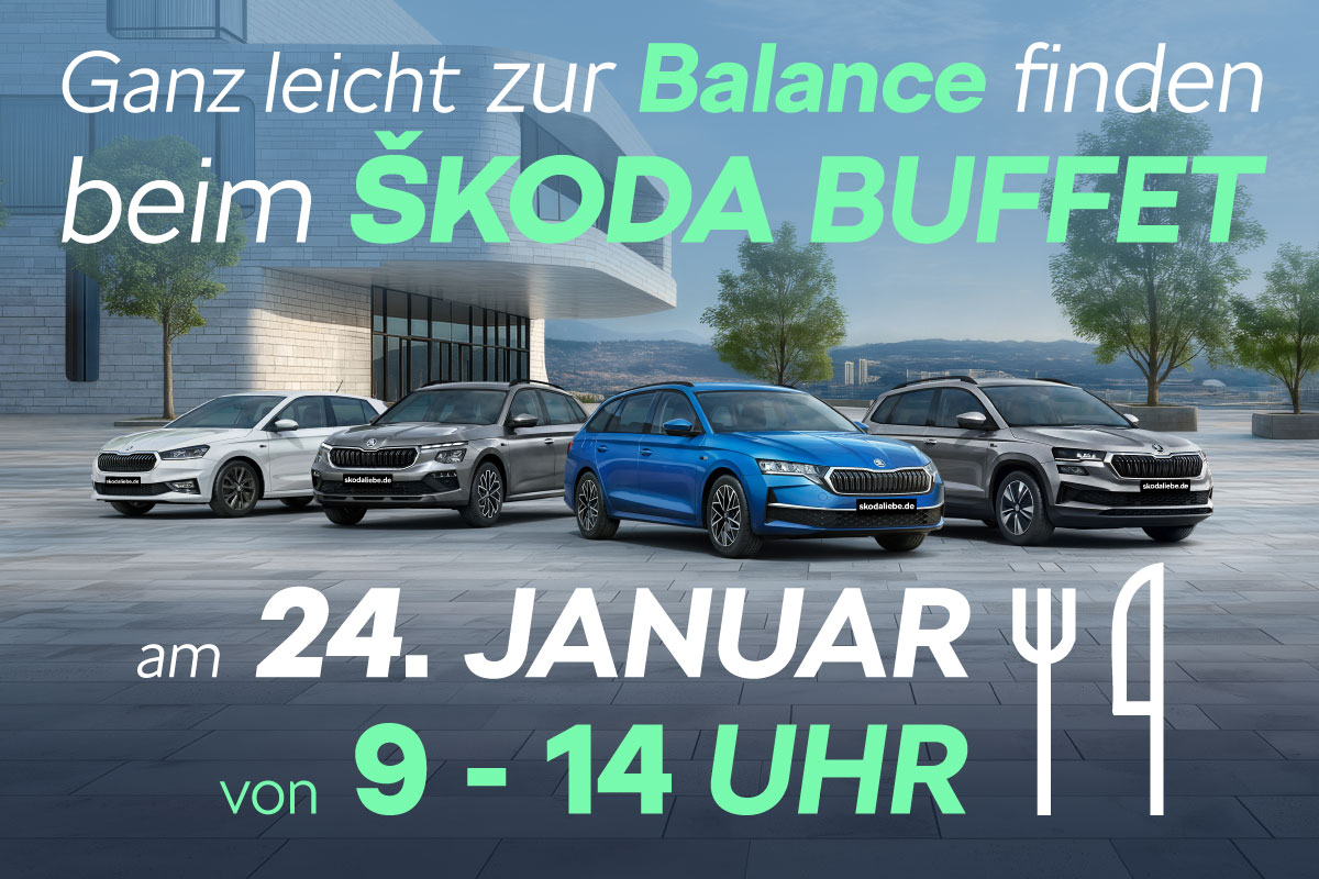 Skoda Buffet 2026 bei Autohaus Liebe