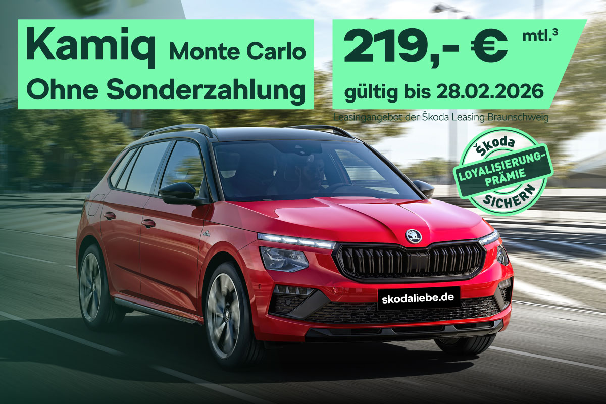 Škoda Kamiq Monte Carlo