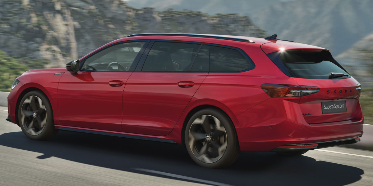 Skoda Superb SL Heckansicht