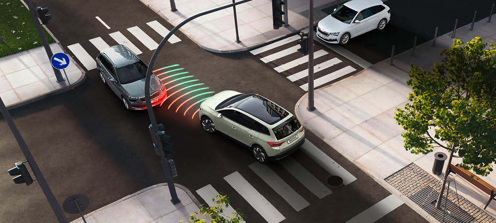 Škoda Epiq Radarsensoren 