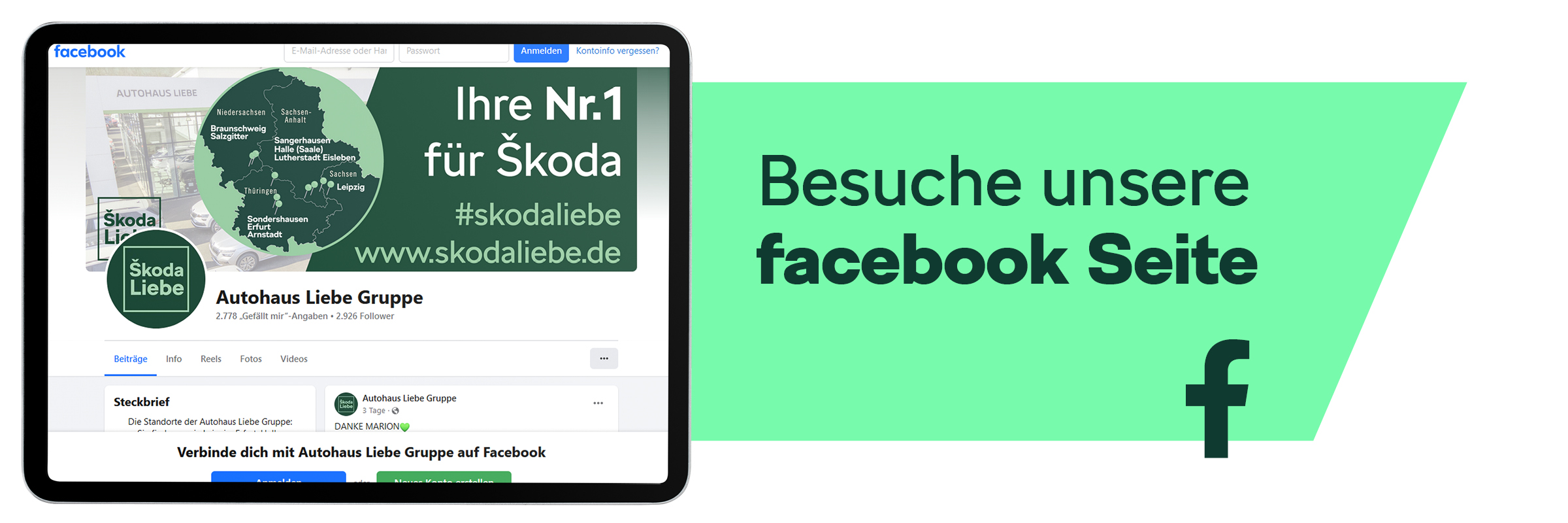 Besuchen Sie unsere Facebook Seite