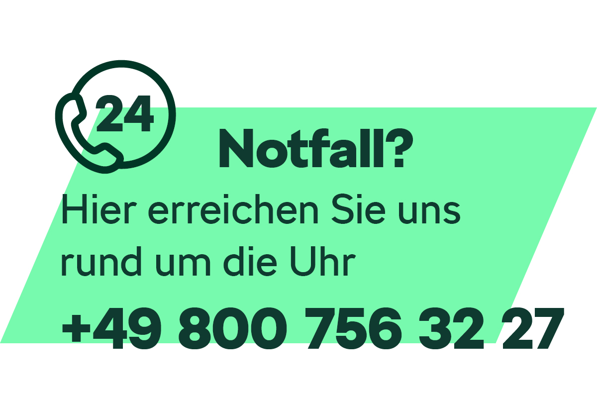 Notfall? Hier erreichst Du uns!