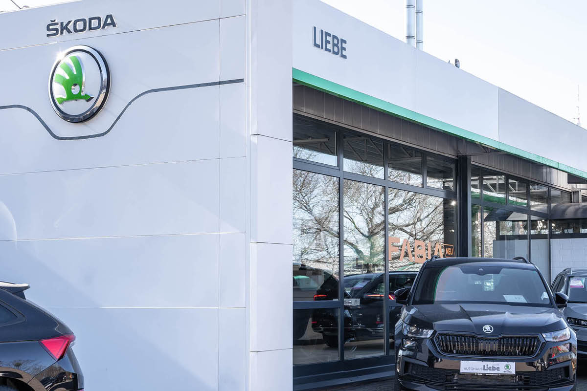 Standorte der Škoda Autohaus Liebe Gruppe